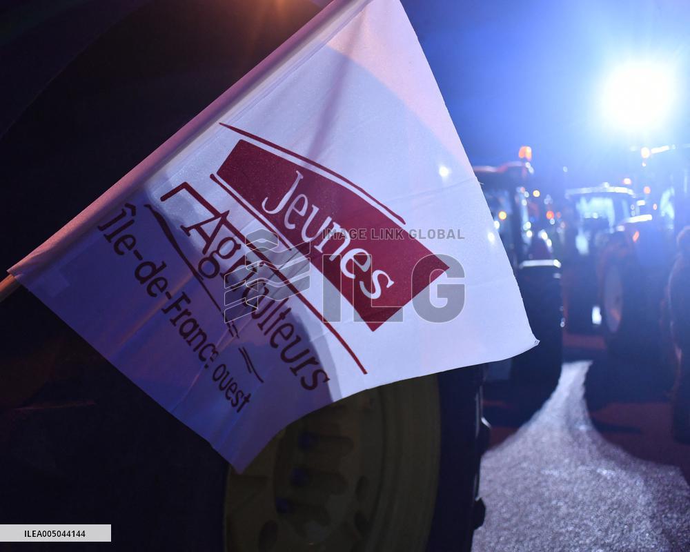 Farmers Protest In Front Of The National Assembly - Paris