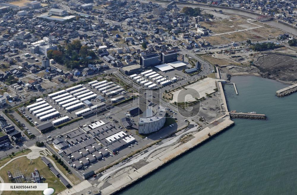 Temporary housing for Noto Peninsula quake victims