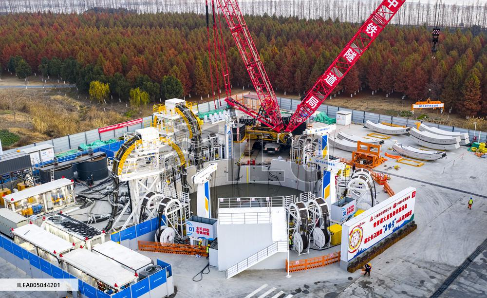 Chongtai Yangtze River Tunnel Construction