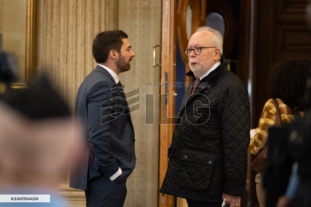 Front National Trial on suspicion of embezzlement of European public funds - Paris