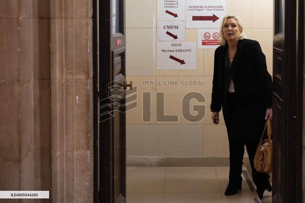 Front National Trial on suspicion of embezzlement of European public funds - Paris