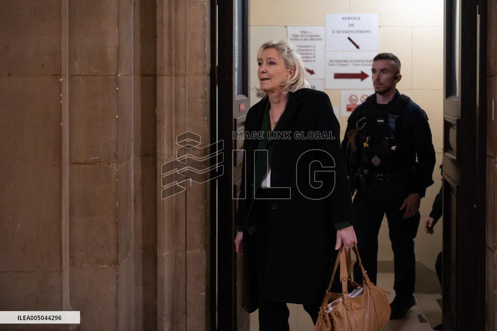 Front National Trial on suspicion of embezzlement of European public funds - Paris