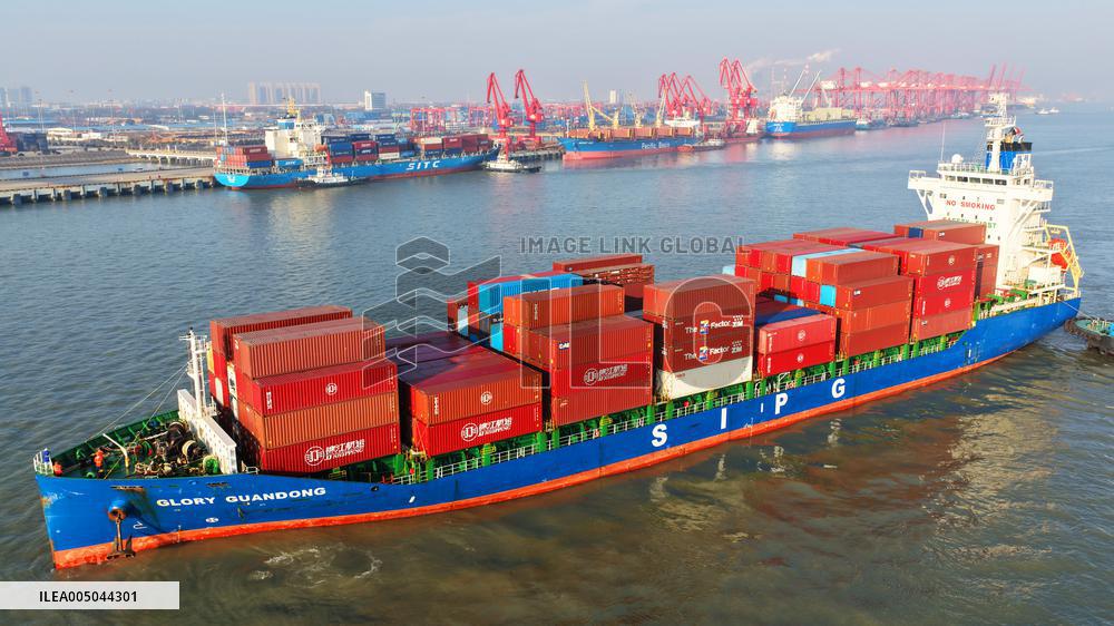 Taicang Port Container Trade
