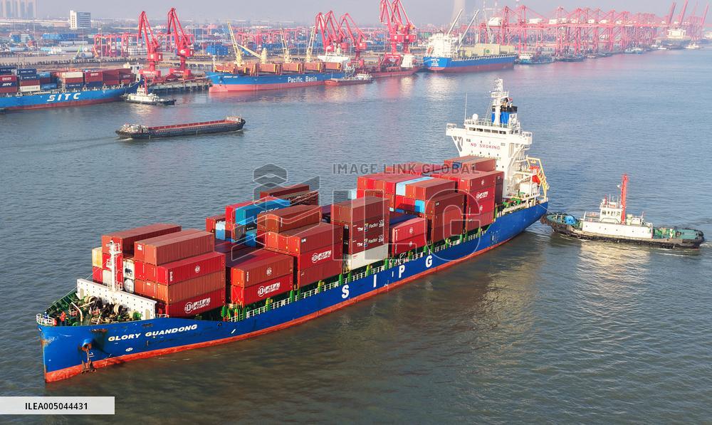 Taicang Port Container Trade