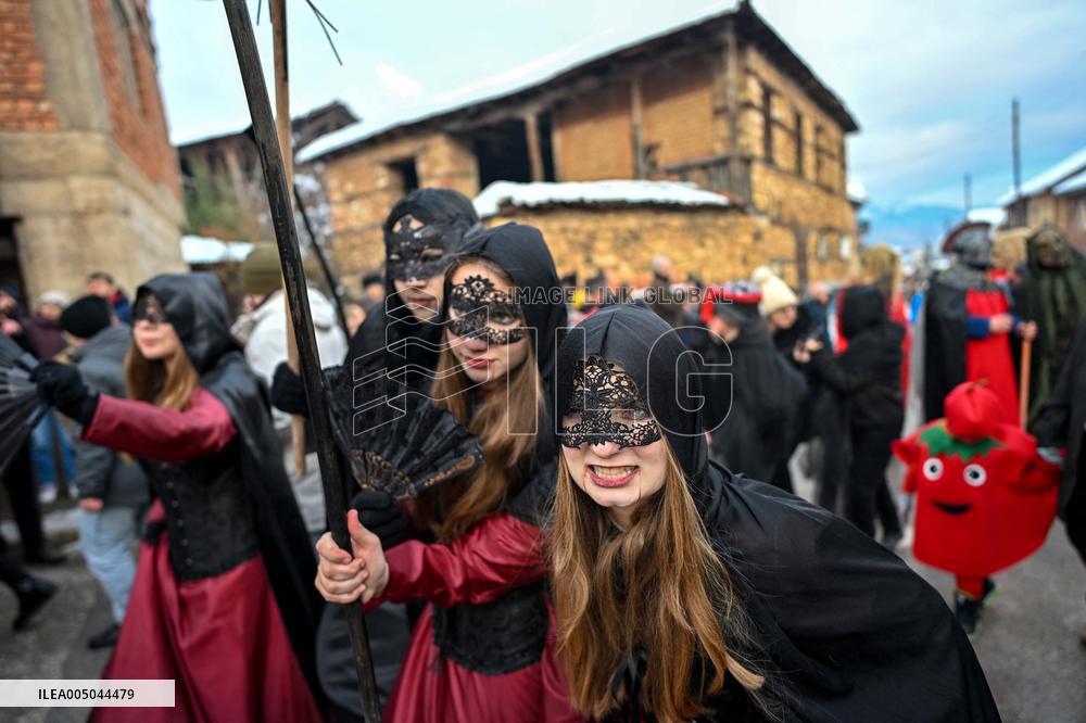 Carnival Celebration in The Village of Vevcani - North Macedonia