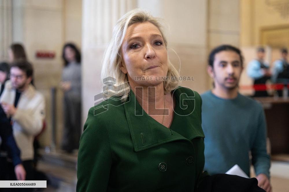 Front National Trial on suspicion of embezzlement of European public funds - Paris