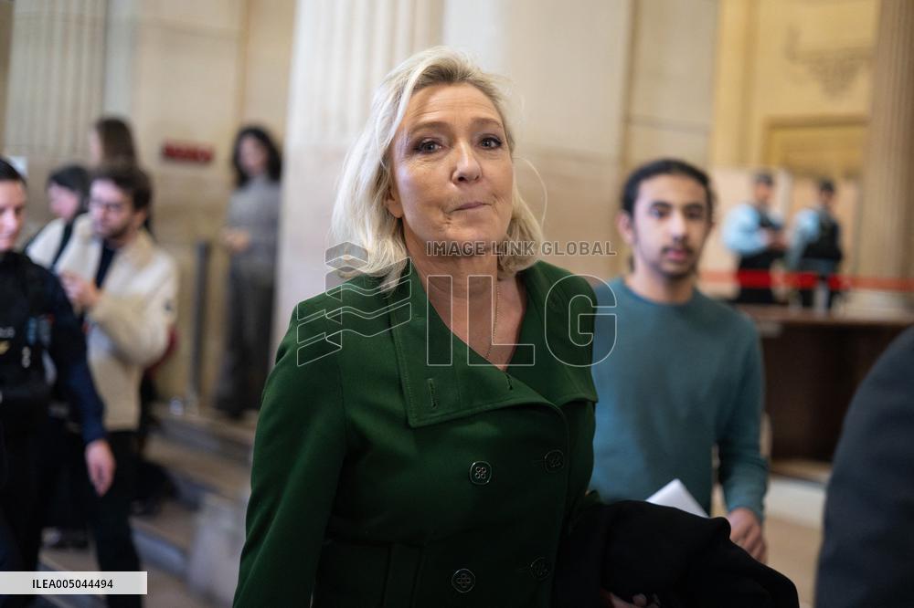 Front National Trial on suspicion of embezzlement of European public funds - Paris