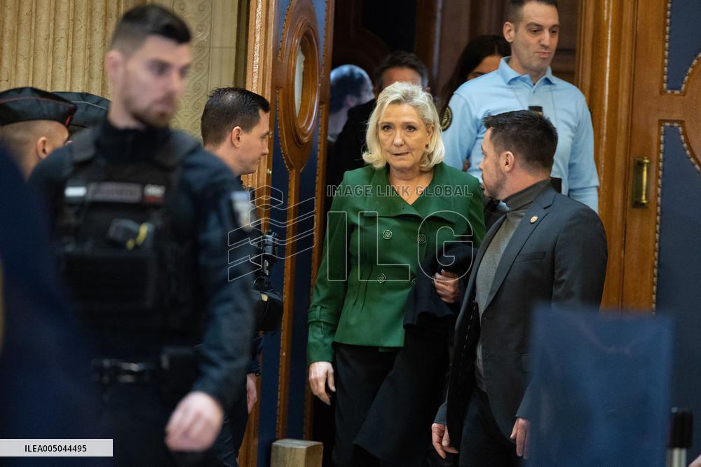 Front National Trial on suspicion of embezzlement of European public funds - Paris