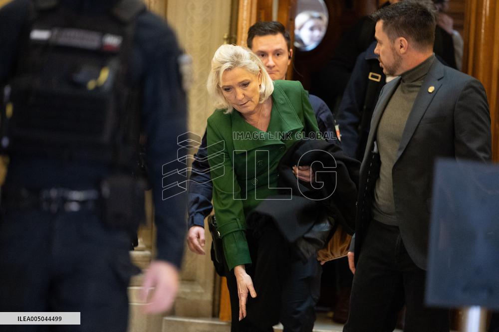 Front National Trial on suspicion of embezzlement of European public funds - Paris
