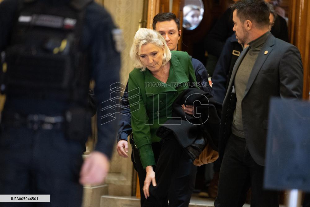 Front National Trial on suspicion of embezzlement of European public funds - Paris