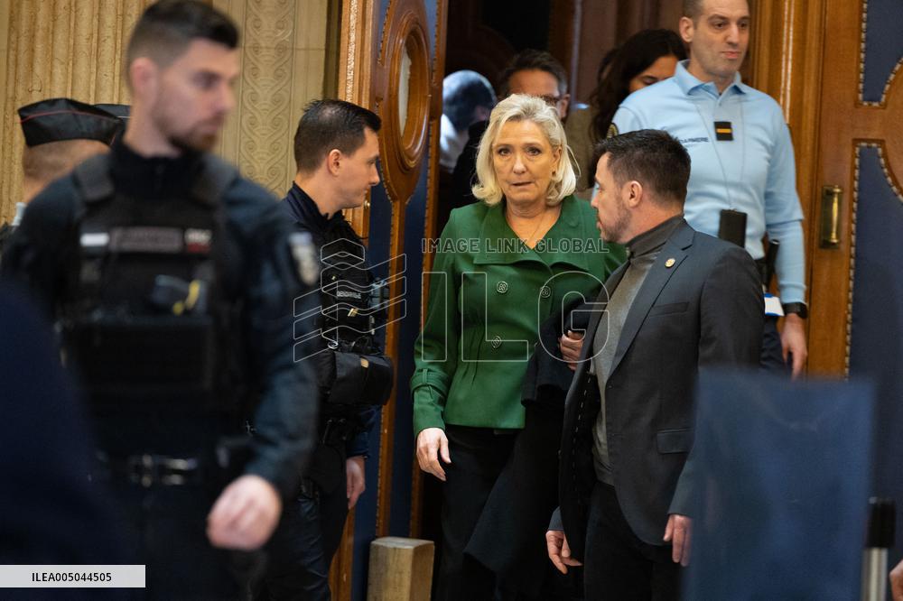 Front National Trial on suspicion of embezzlement of European public funds - Paris