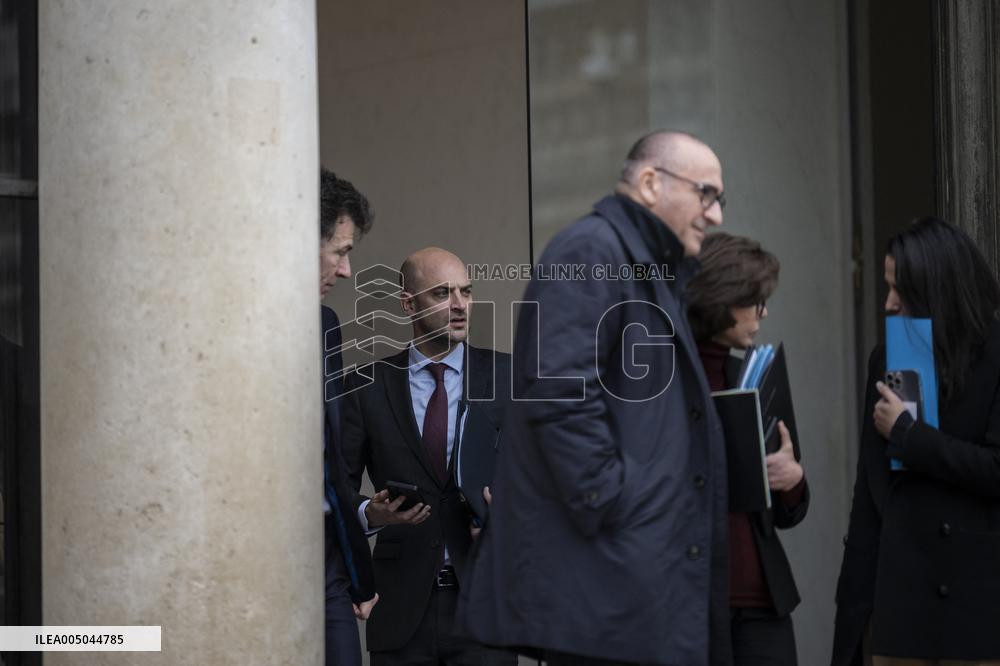Weekly Cabinet Meeting - Paris