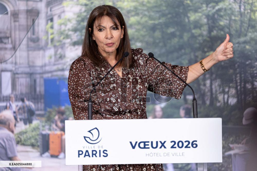 Paris' Mayor delivers a speech for the 2026 whishes - Paris AJ