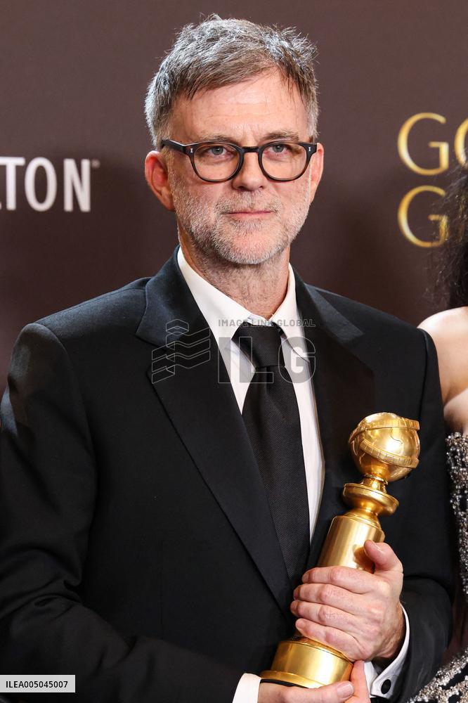 83rd Annual Golden Globe Awards - Press Room
