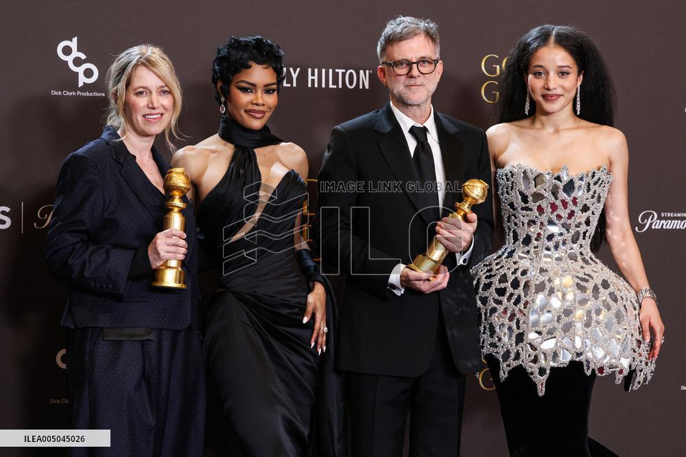 83rd Annual Golden Globe Awards - Press Room