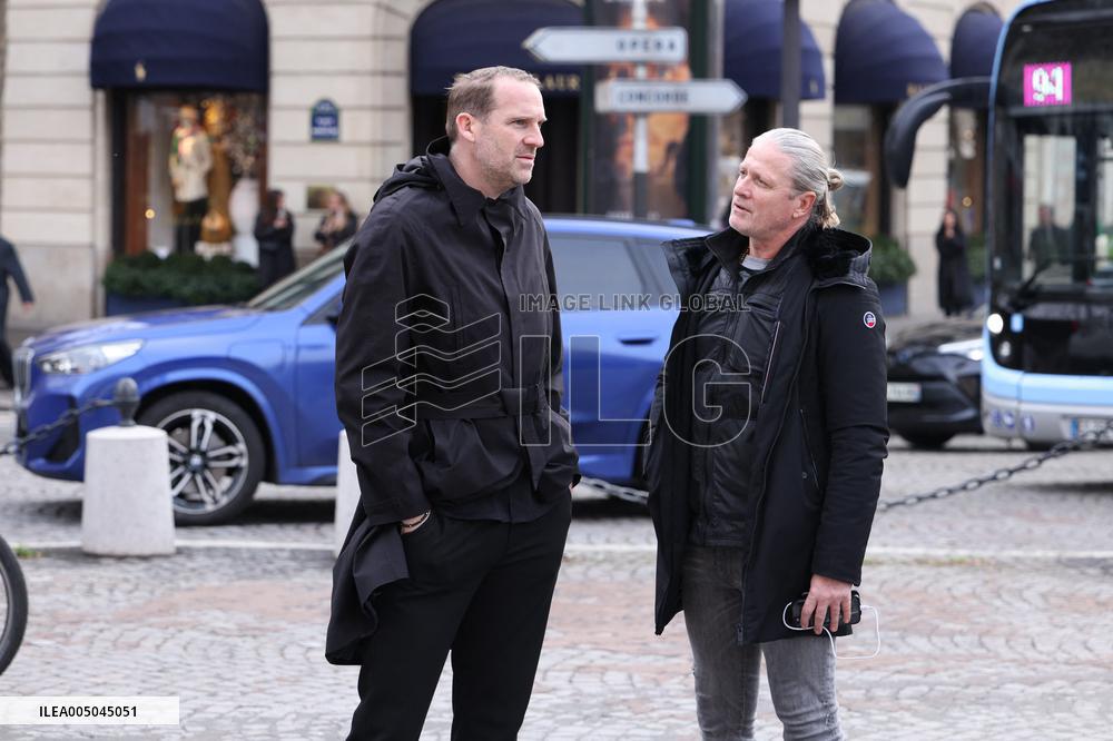 Figure of French Football Rolland Courbis funeral - Paris