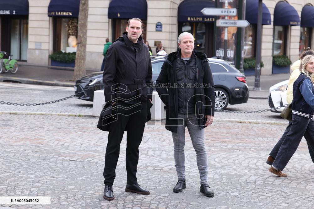 Figure of French Football Rolland Courbis funeral - Paris