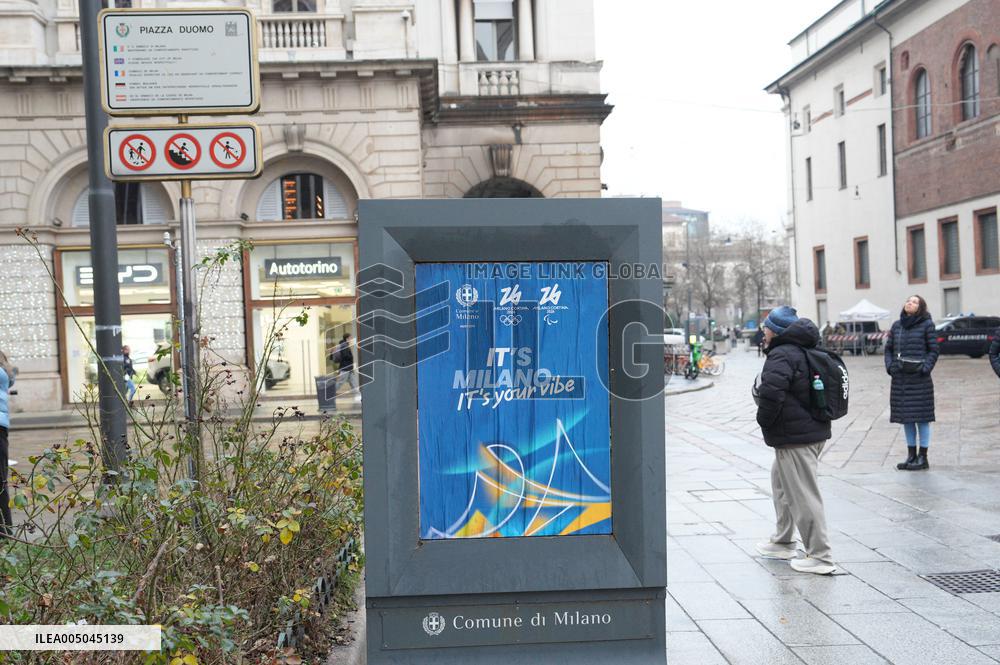 Advertising For Milan-Cortina 2026 Olympics And Paralympics - Milan