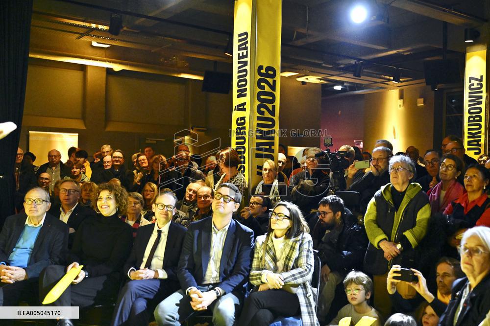 Meeting Pierre Jakubowicz For 2026 Election - Strasbourg