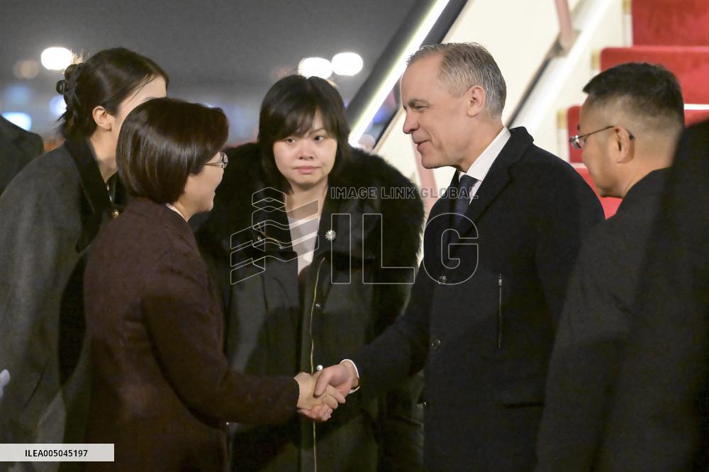 Prime Minister Mark Carney in Beijing