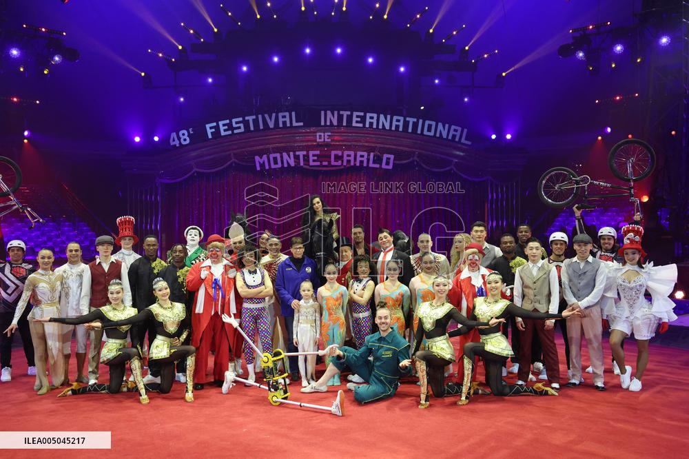 NO TABLOIDS - Princess Stéphanie Launches 48th Circus Festival - Monaco