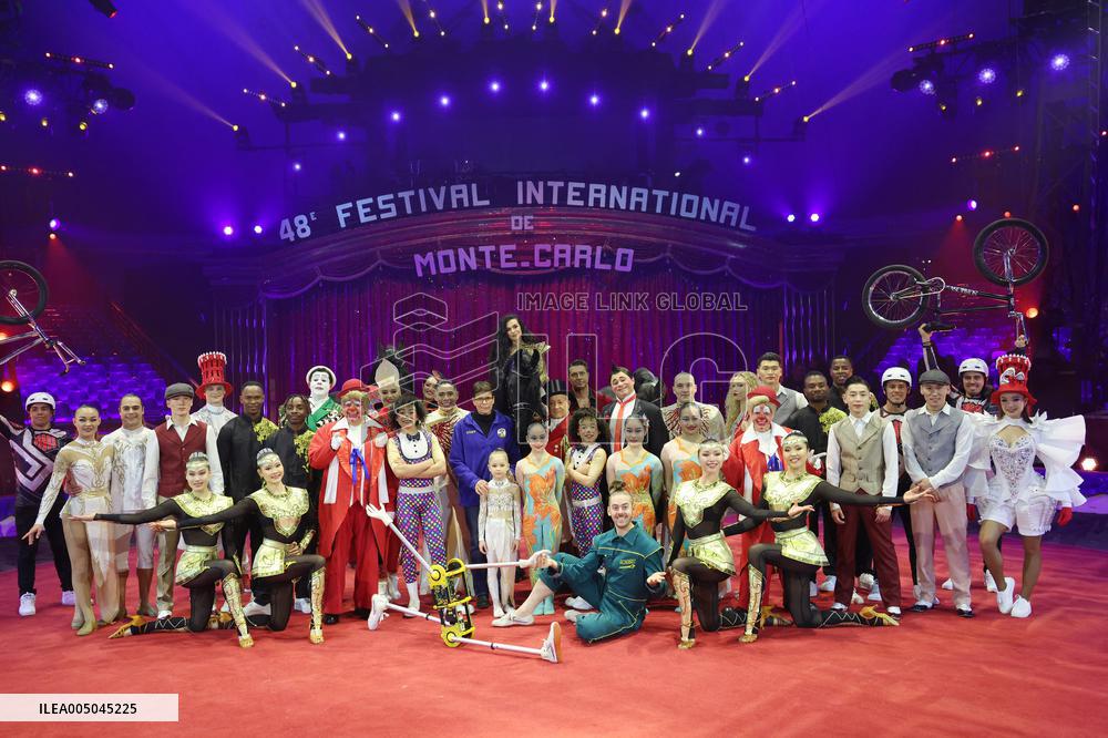 NO TABLOIDS - Princess Stéphanie Launches 48th Circus Festival - Monaco