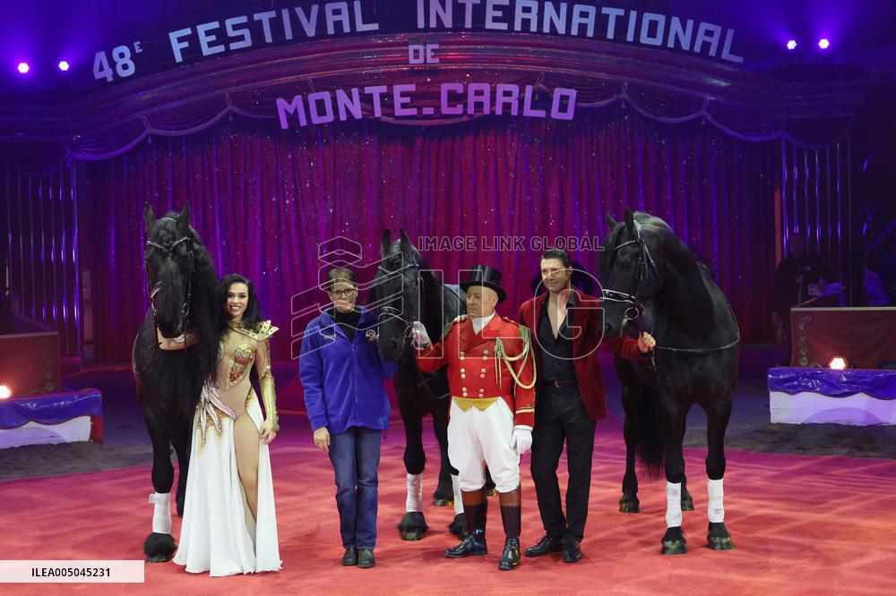 NO TABLOIDS - Princess Stéphanie Launches 48th Circus Festival - Monaco