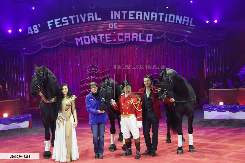 NO TABLOIDS - Princess Stéphanie Launches 48th Circus Festival - Monaco