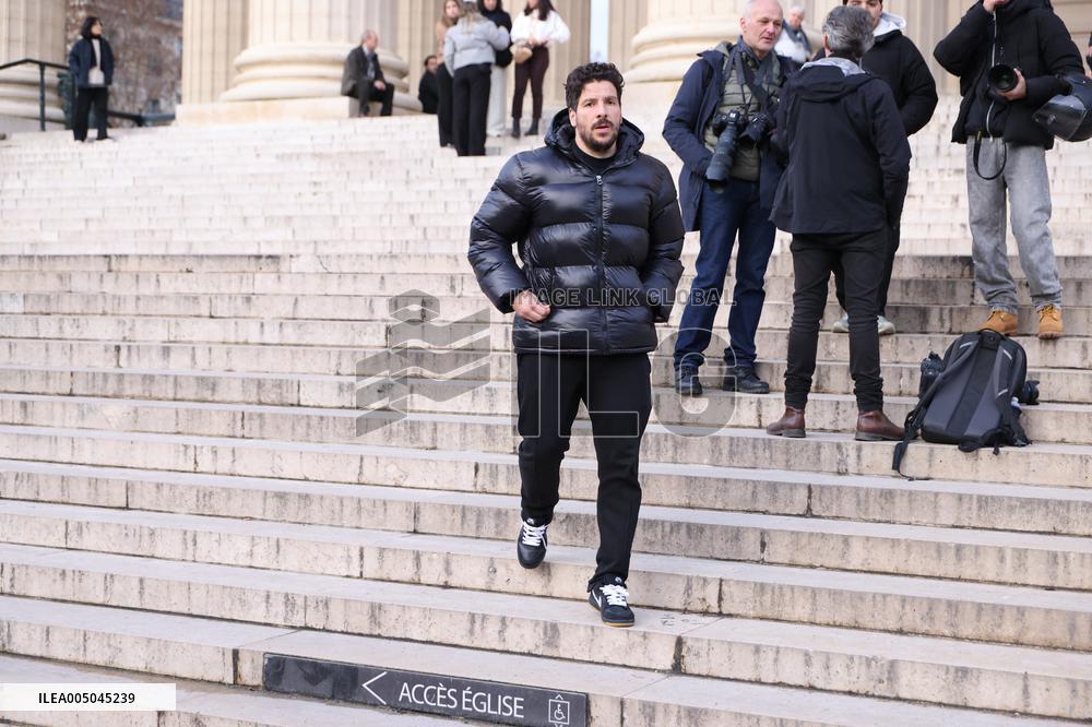 Figure of French Football Rolland Courbis Funeral - Paris
