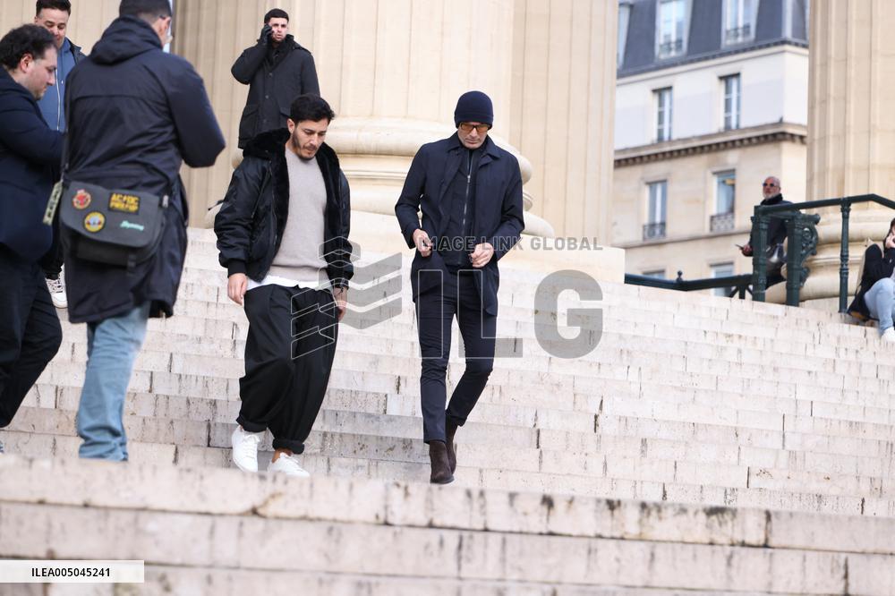 Figure of French Football Rolland Courbis Funeral - Paris