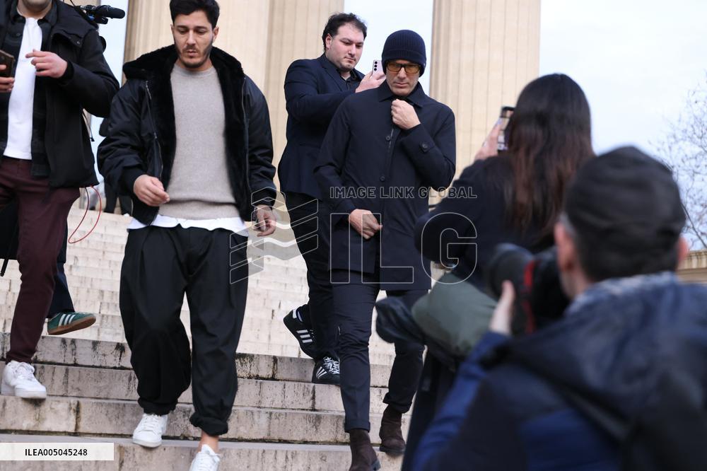 Figure of French Football Rolland Courbis Funeral - Paris