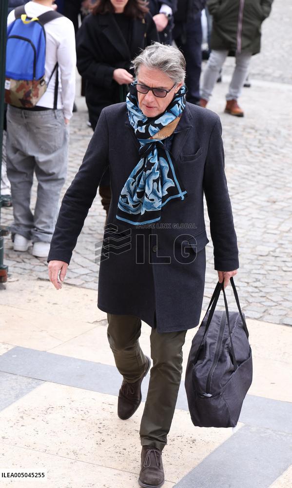 Figure of French Football Rolland Courbis Funeral - Paris