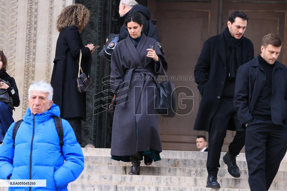 Figure of French Football Rolland Courbis Funeral - Paris