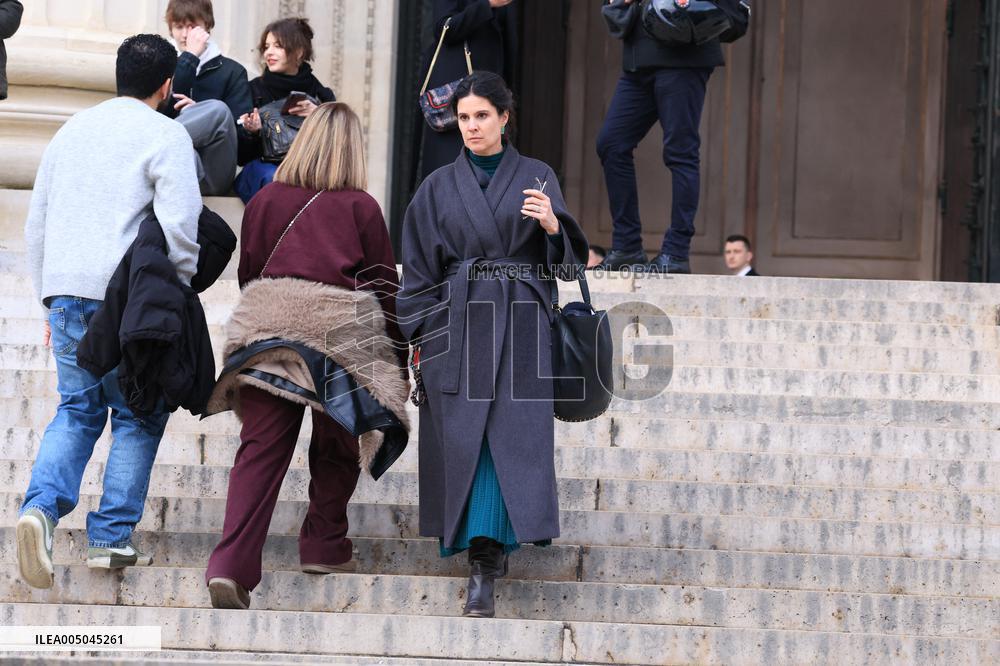 Figure of French Football Rolland Courbis Funeral - Paris