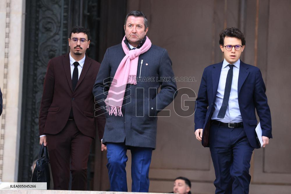 Figure of French Football Rolland Courbis Funeral - Paris