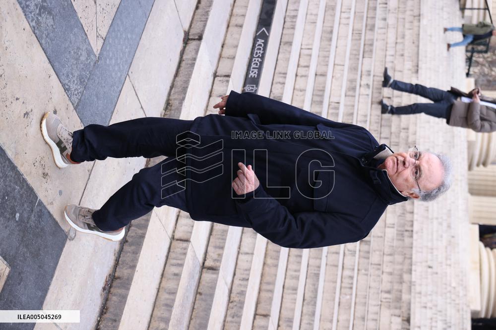 Figure of French Football Rolland Courbis Funeral - Paris