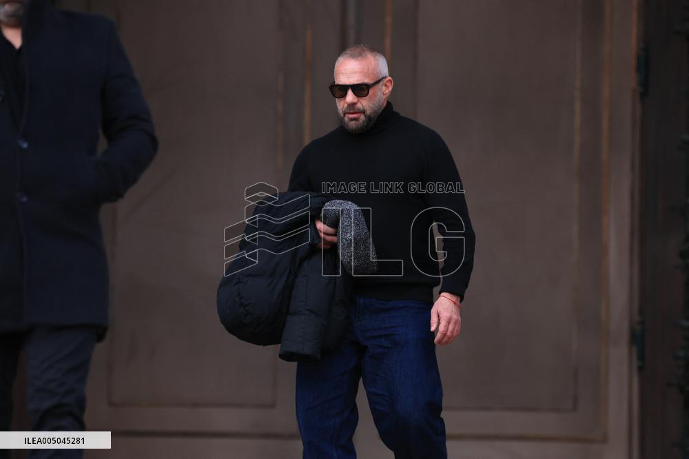 Figure of French Football Rolland Courbis Funeral - Paris