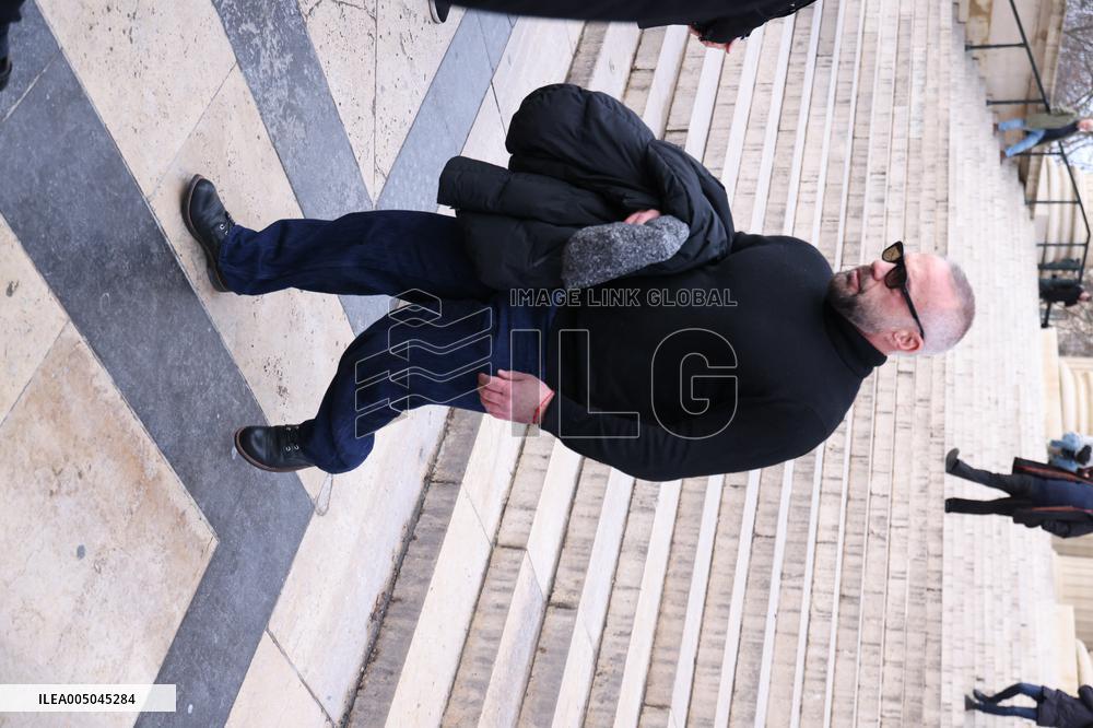 Figure of French Football Rolland Courbis Funeral - Paris