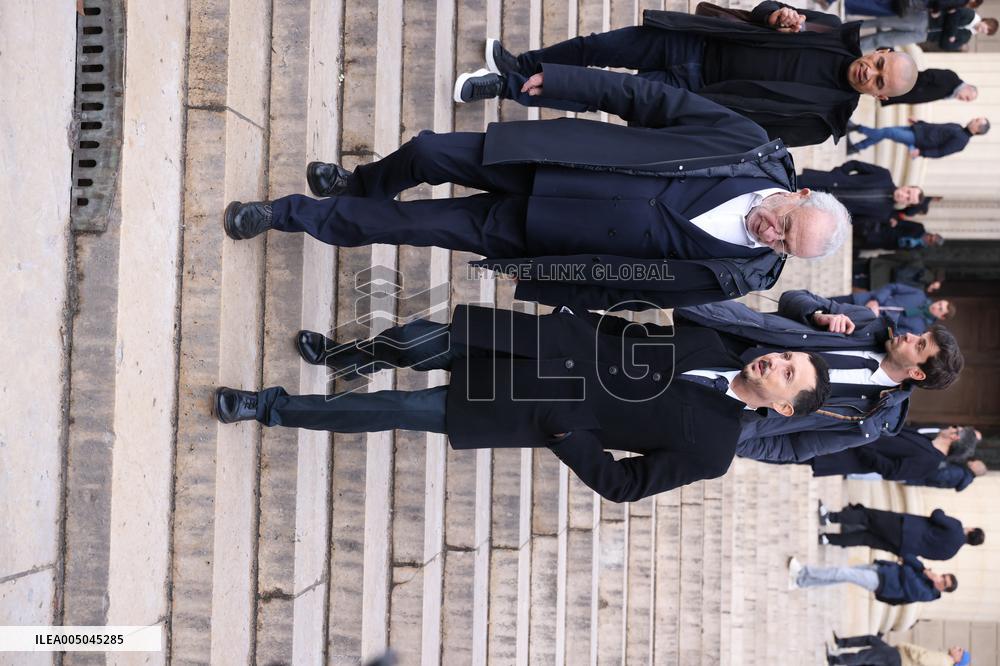 Figure of French Football Rolland Courbis Funeral - Paris