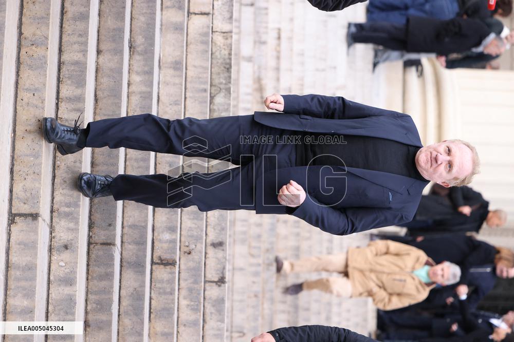 Figure of French Football Rolland Courbis Funeral - Paris