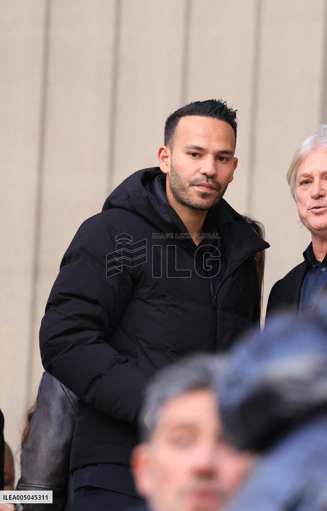 Figure of French Football Rolland Courbis Funeral - Paris