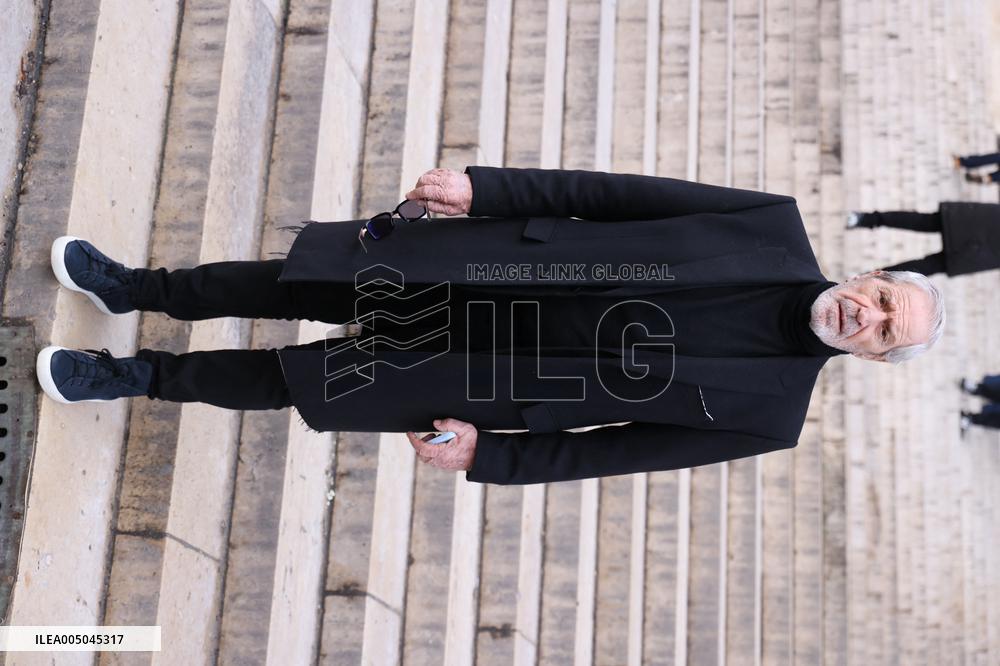 Figure of French Football Rolland Courbis Funeral - Paris