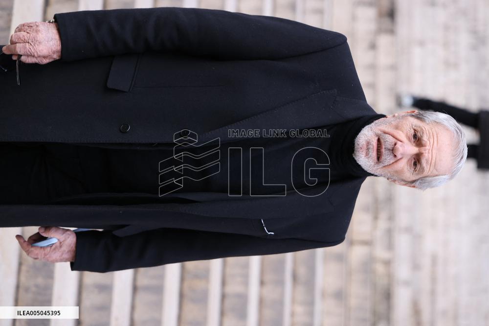 Figure of French Football Rolland Courbis Funeral - Paris