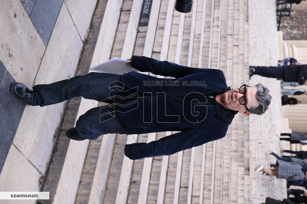 Figure of French Football Rolland Courbis Funeral - Paris