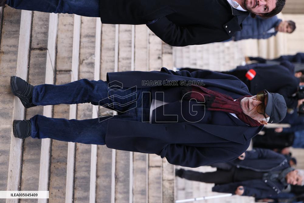 Figure of French Football Rolland Courbis Funeral - Paris