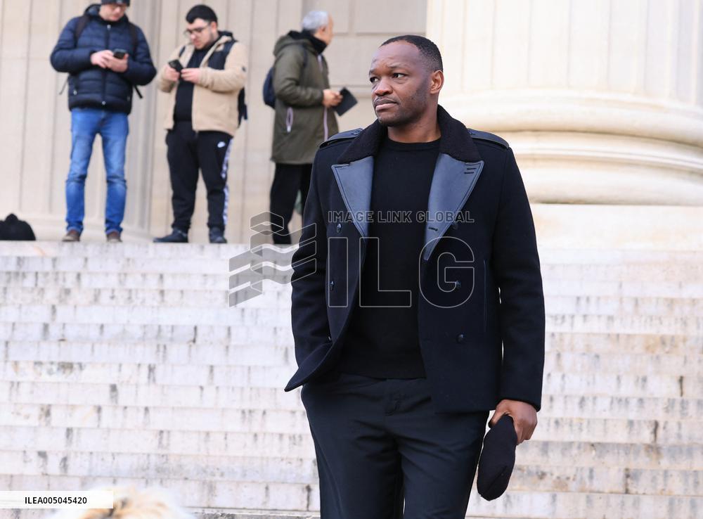 Figure of French Football Rolland Courbis Funeral - Paris