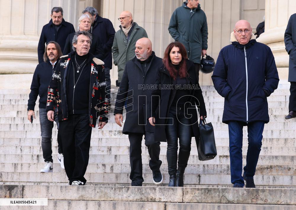 Figure of French Football Rolland Courbis Funeral - Paris