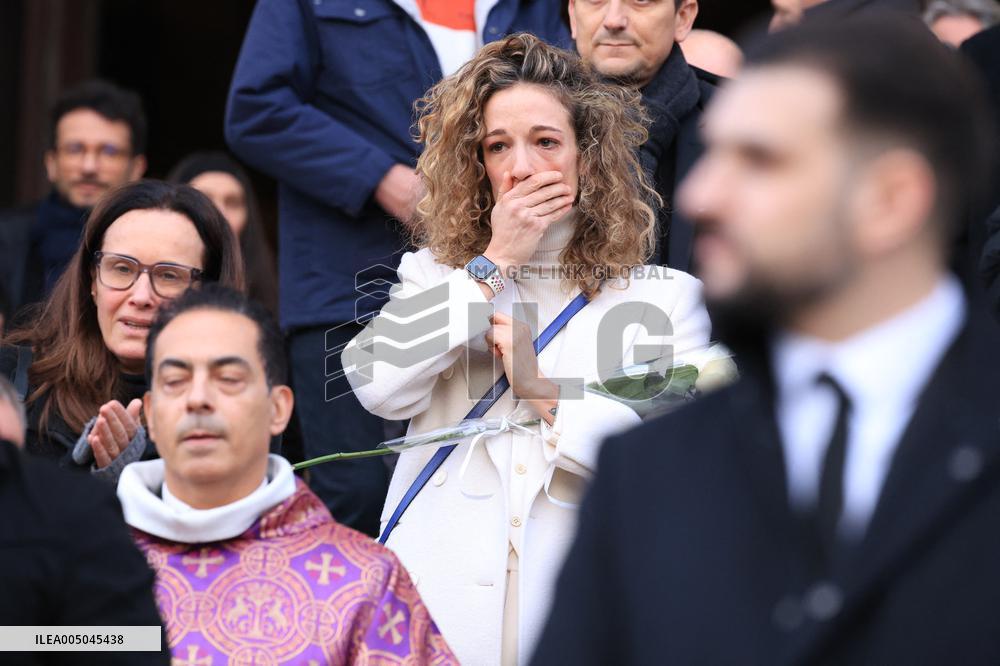 Figure of French Football Rolland Courbis Funeral - Paris