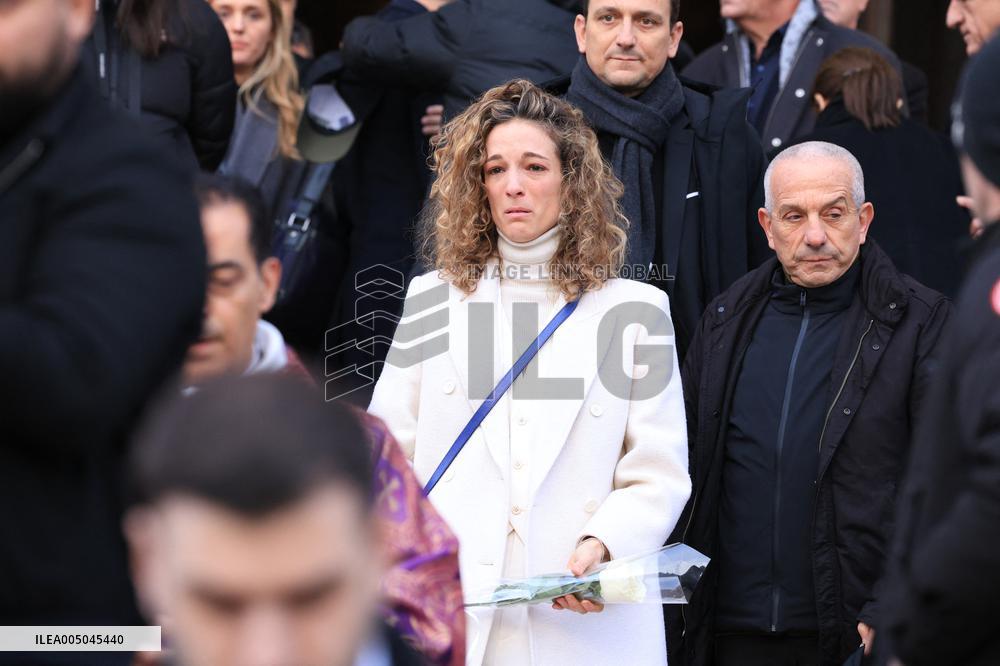 Figure of French Football Rolland Courbis Funeral - Paris