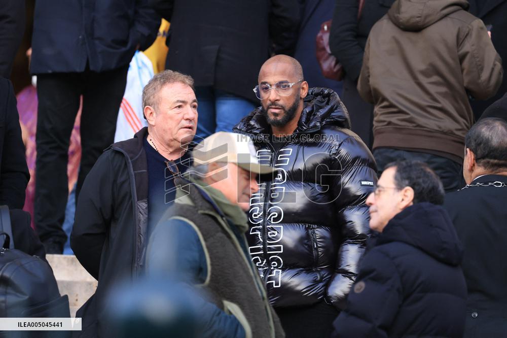 Figure of French Football Rolland Courbis Funeral - Paris